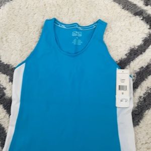 NWT! Ralph Lauren blue/white tank
